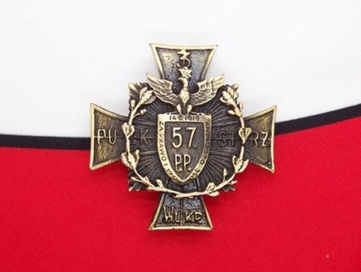 57 Pułk Piechoty Wielkopolskiej odznaka pułkowa