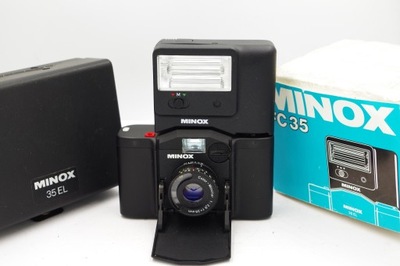 MINOX 35 EL 35mm 1:2.8 + Minox FC 35 Jak Nowy
