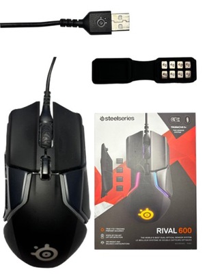 Myszka przewodowa SteelSeries RIVAL 600 12000 dpi sensor optyczny USB