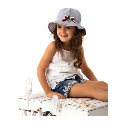 Marika kapelusz letni bawełniana czapka girl 48 cm
