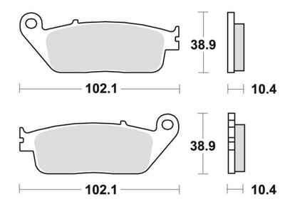 ZAPATAS DE FRENADO BRENTA FT3071 ( KH196 ) FA196  