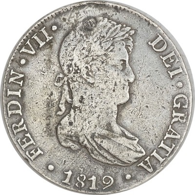 5.fu.PERU, FERDYNAD VII, 8 REALI 1819 JP