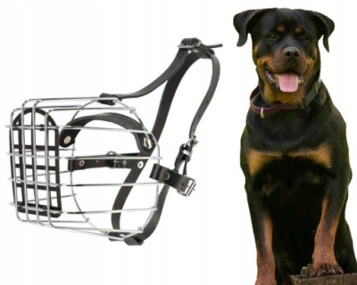 Kaganiec metalowy nr.7A Rottweiler duży