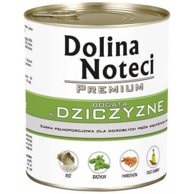 DOLINA NOTECI PREMIUM PUSZKA DZICZYZNA 800G PIES