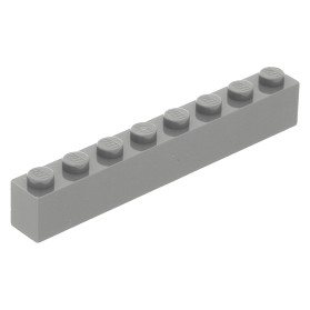 LEGO 3008 4211099 brick 1x8 c.szary DBG 1szt P274a