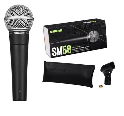 Shure SM58-LCE dynamiczny mikrofon do wokalu