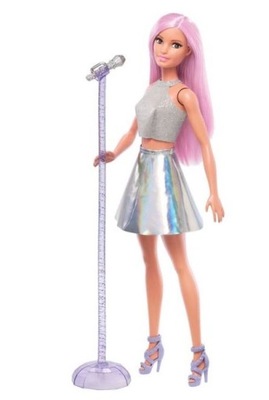 Lalka Barbie piosenkarka gwiazda POP Mattel