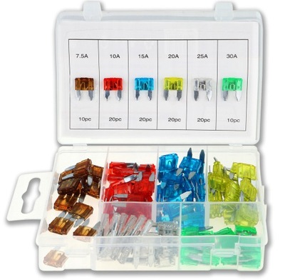 Набір запобіжників mini niski профіль 100 szt фото №1