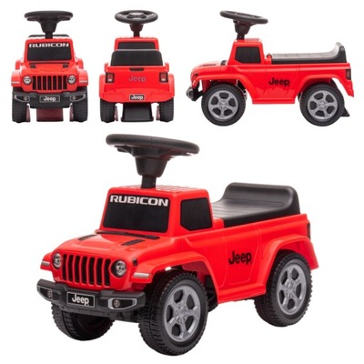 Jeździk odpychacz pchacz z dźwiękiem Jeep auto