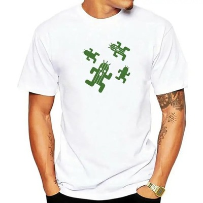 Fi-nal Fan-tasy Cactuar Men Cloud F-F7 Video Game T-Shirt Koszulka