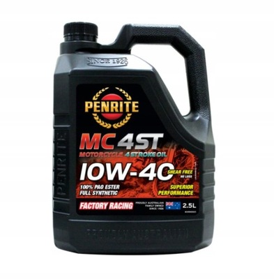 Penrite MC-4ST 10W40 Premium PAO 2,5L DYSTRYBUTOR