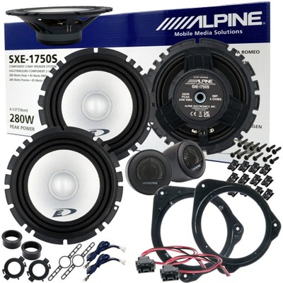 SPEAKERS ISOLATED ALPINE DISTANCE FOR AUDI A1 REAR  