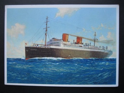 Statek Columbus z Niemcy z przed 1939 r.
