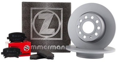 ZIMMERMANN DISCOS ZAPATAS PARTE TRASERA A3, Q3, LEON, KODIAQ, GOLF V-, TIGUAN 310MM  