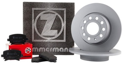 ZIMMERMANN DISCOS ZAPATAS PARTE TRASERA JAGUAR E-PACE, XE, XF, DISCOVERY SPORT 300MM  
