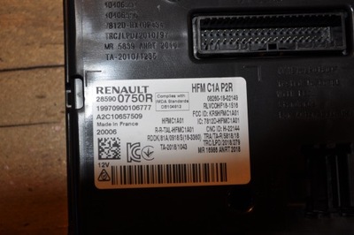 Renault clio v модуль кондиционера 285253417r фото №1