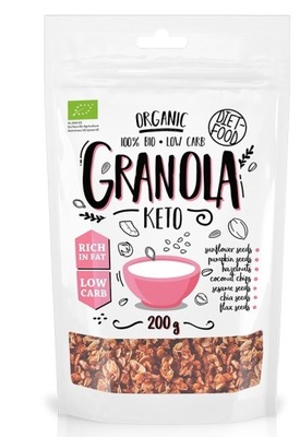 Keto granola BIO 200 g (DIET FOOD) Diet Food