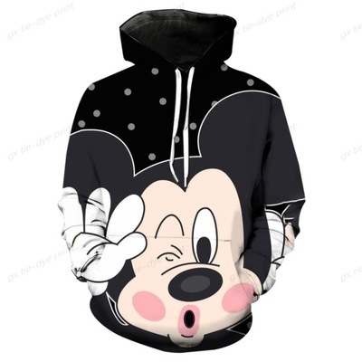 Bluza damska kreskówka Mickey Mouse 3D drukowane