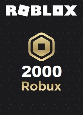 2000 RS Robux Roblox karta podarunkowa 25€ PL