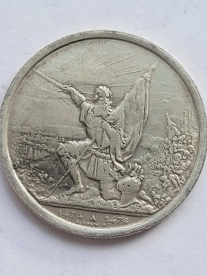 Stara Piękna Duża Okazała moneta 1874 ROK