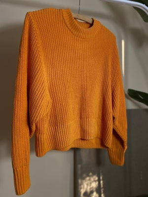 Pomarańczowy sweter MONKI oversize r. XS S