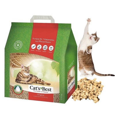 CATS BEST Eco Plus Żwirek dla kota zbrylający 10L