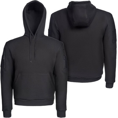 MT Bluza z Kapturem TACTICAL HOODIE Czarna M