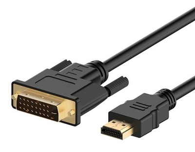 KABEL HDMI DVI 24+1 5M GOLD FILTRY