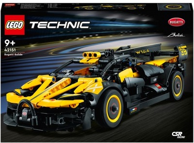 LEGO Technic Bolid Bugatti 42151 9+ 905 elementów