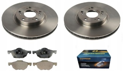 Тормозные диски тормозные колодки honda accord 2003-2008 перед 300mm фото №1