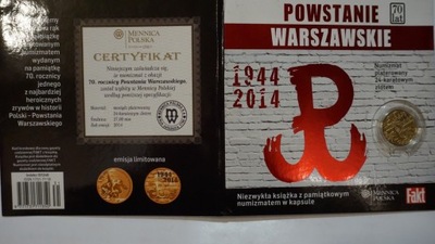 POWSTANIE WARSZAWSKIE 70 LAT NUMIZMAT