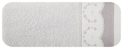 Ręcznik Tina 50x90 02 srebrny 450g/m2 frotte