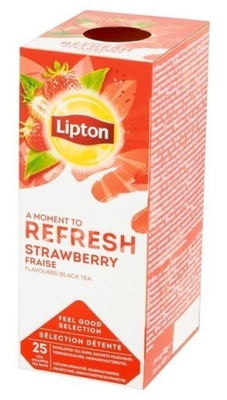 Herbata z Truskawkowym aromatem Lipton 40 g