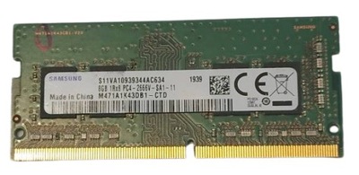 Pamięć 8GB RAM 1x8GB DDR4 SODIMM SAMSUNG PC4-21300 2666MHz SO-DIMM laptopa