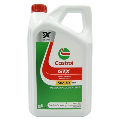 CASTROL GTX 5W30 RN17 C3 5L OLEJ SYNTETYCZNY