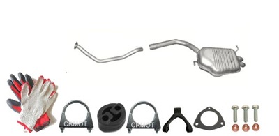 AUDI A4 1.9 D 74KW TUBE MANIFOLD SILENCER END  