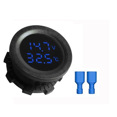 12-24V Car Temperature Voltmeter Voltage Meter Display Digital Measu~77664 