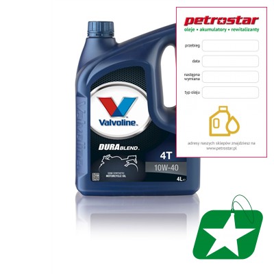 VALVOLINE DURABLEND 4T 10W40 4L