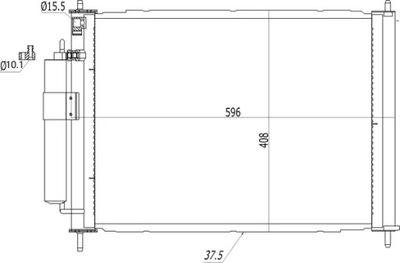 РАДІАТОР КОМБІНОВАНА NISSAN MICRA 03- 627 731 HART