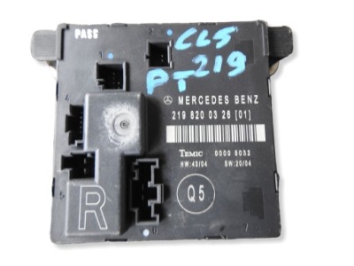 Mercedes cls i c219 w219 05r модуль дверь задняя фото №1