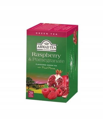 Ahmad Raspberry Pomegranate herbata 20 torebek