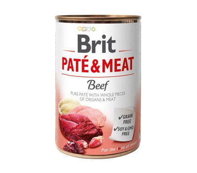 BRIT Pate & Meat Beef Wołowina 800g