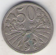 Czechy 50 halerzy 1924