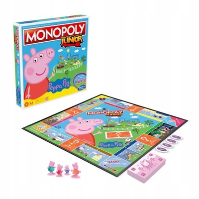 Hasbro Monopoly Junior Świnka Peppa Pig wersja PL