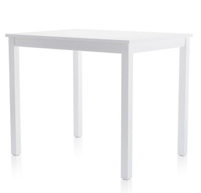 Stół kuchenny prostokątny biały 68 x 120 x 75 cm