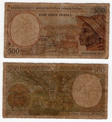 GABON 1999 500 FRANCS