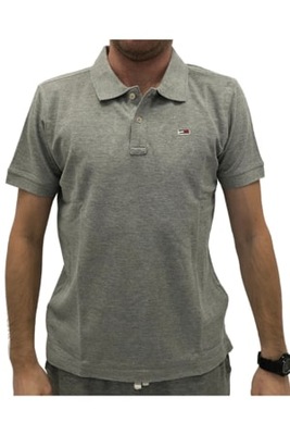 Tommy Hilfiger koszulka polo szara męska M