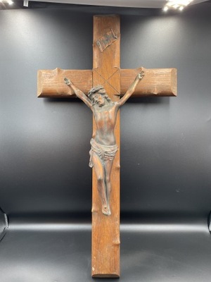 Stary piękny krzyż 60cm