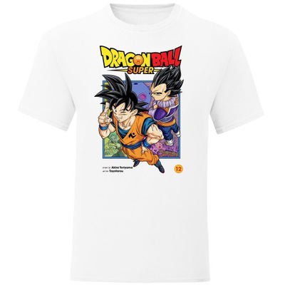 DRAGON BALL SUPER KOSZULKA DZIECIĘCA Z NADRUKIEM GOKU VEGETA ROZMIAR 116cm