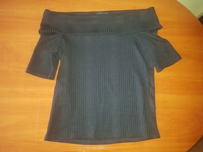 NEW LOOK bluzka sweterek odkryte ramiona r. 38